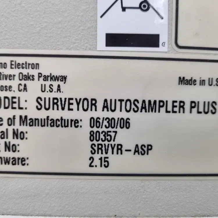 Thermo Surveyor 오토샘플러 plus