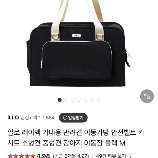 거의새제품) 강아지 이동장 이동가방 일로 레이백