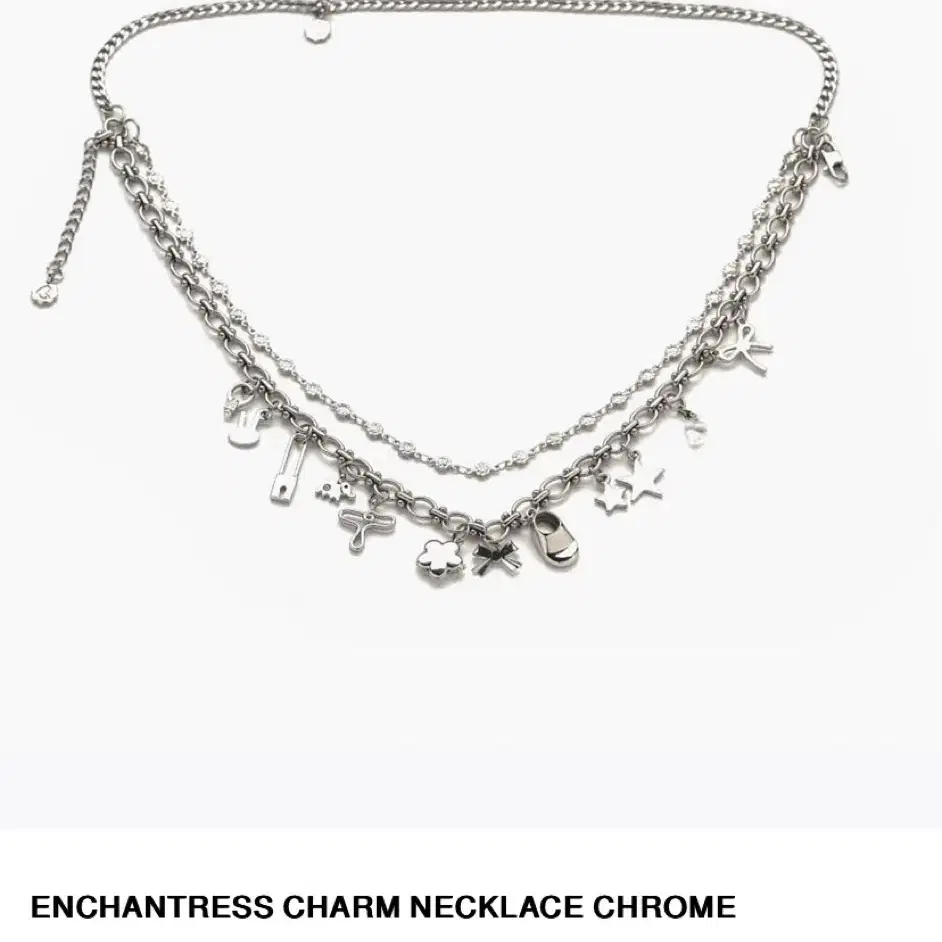 코이세이오 ENCHANTRESS CHARM NECKLACE CHROME