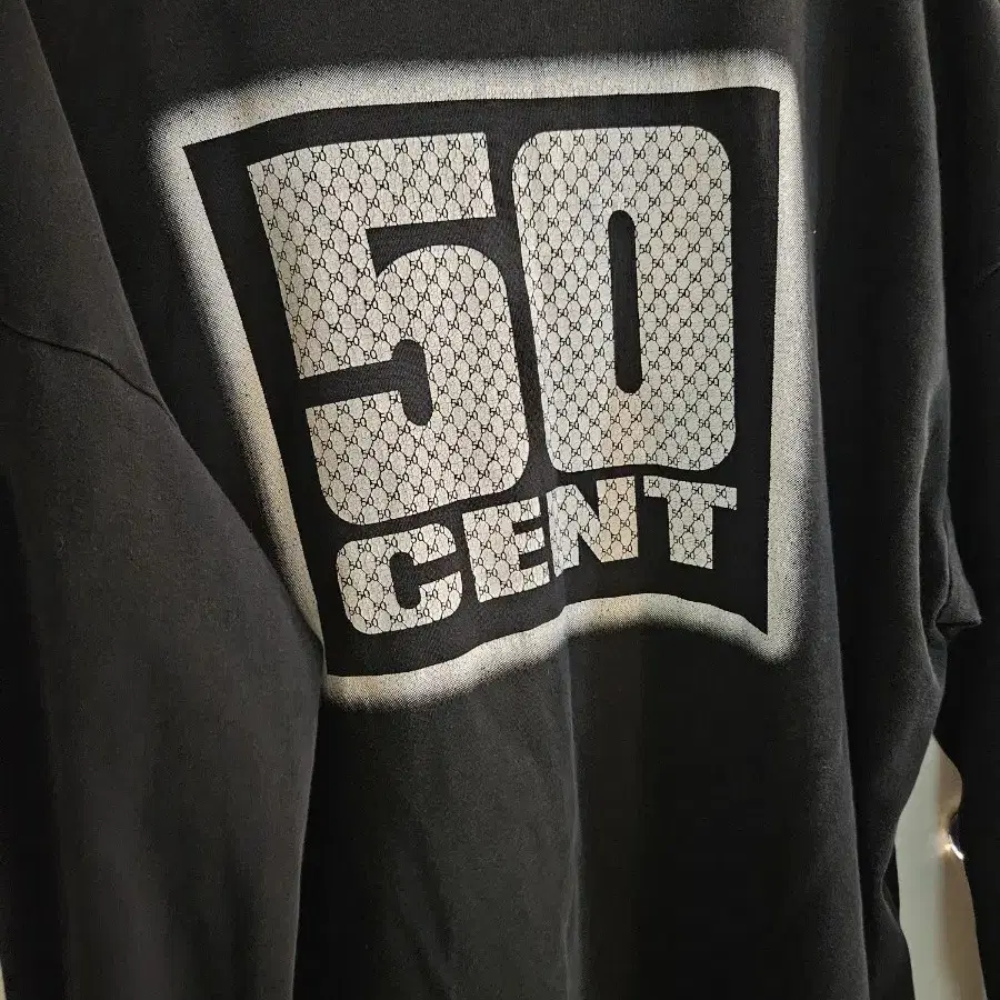 미카엘 50cent  힙합 뮤지션 티셔츠