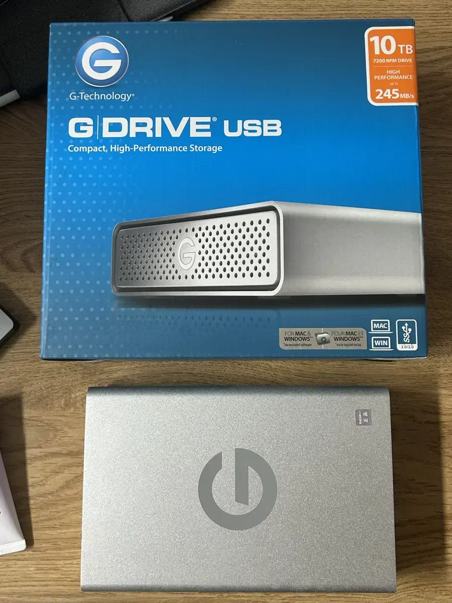 G-Technology G-Drive 10TB 풀박스