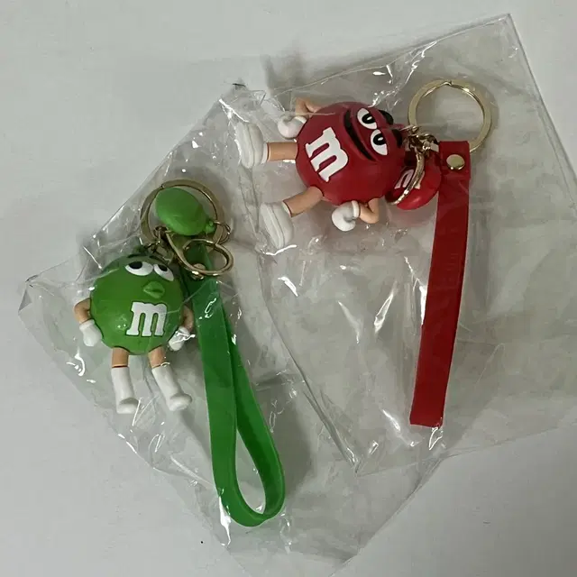 M&M 엠앤엠 열쇠고리 키링 2종