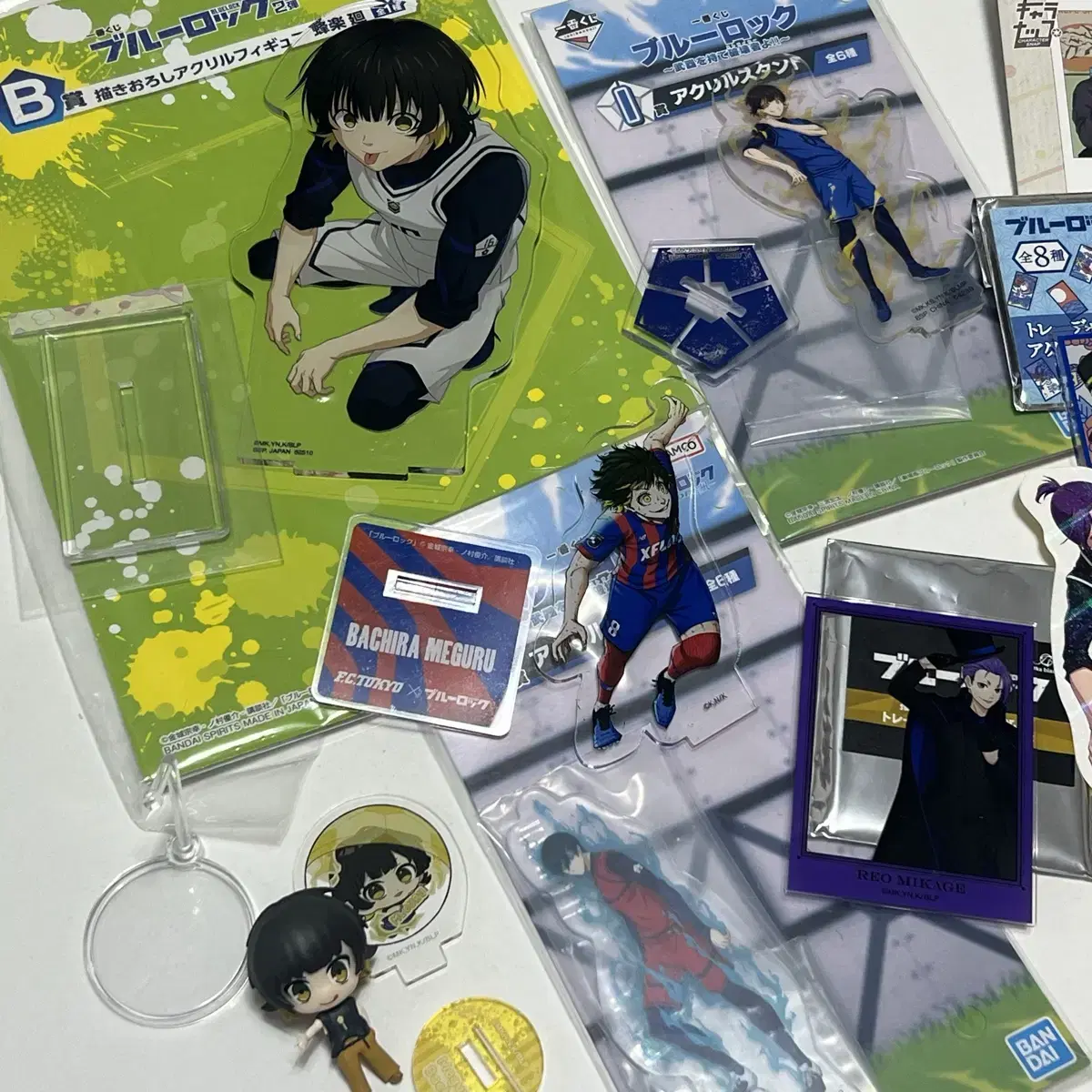 BLUELOCK Goods sell Bachira Isagi Leo Lin acrylic First Lottery sticker Pasha