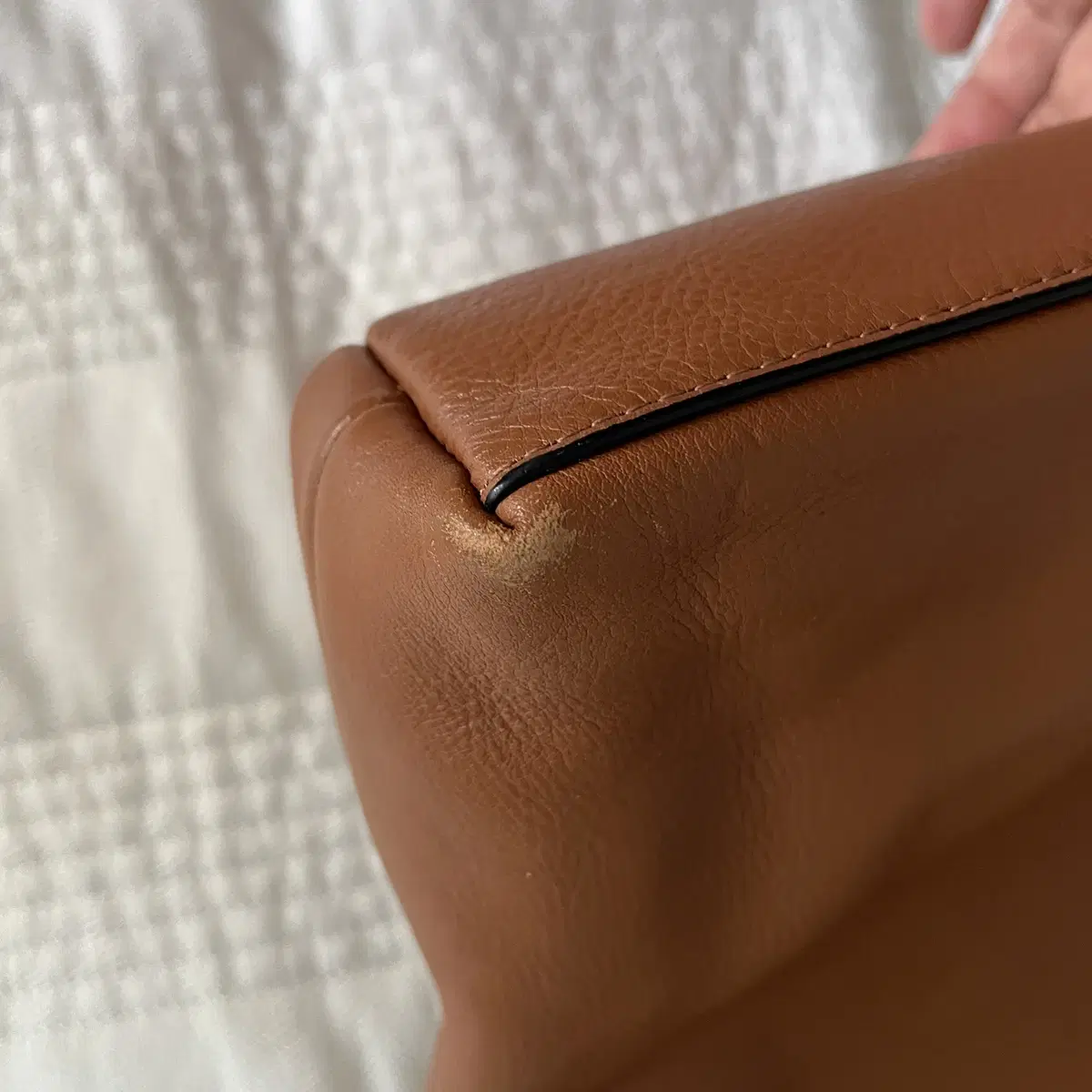 COACH calf leather  Foldover Tote Bag