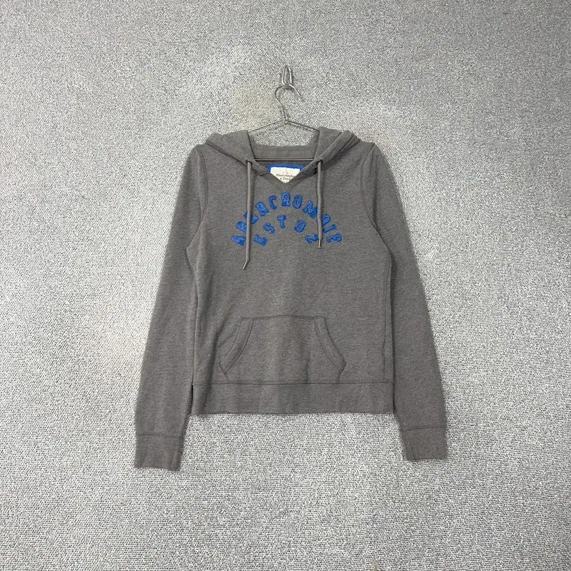 Abercrombie Logo Grey Hoodie M