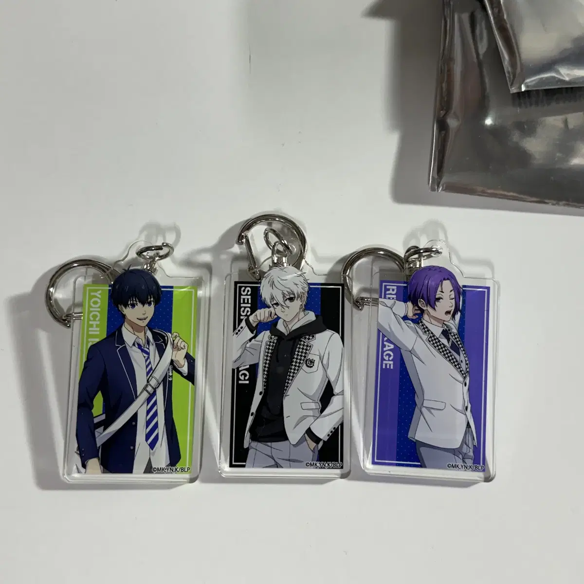 BLUELOCK keyring Isagi Nagi Leo Bulk