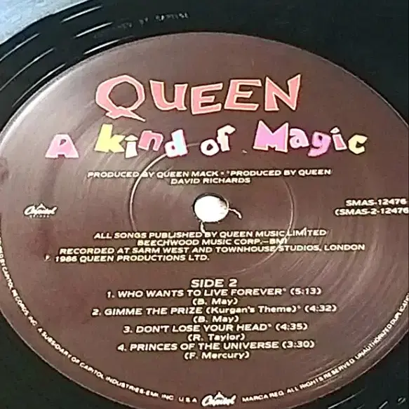 [희귀수입LP] QUEEN "A Kind of Magic" 바이닐