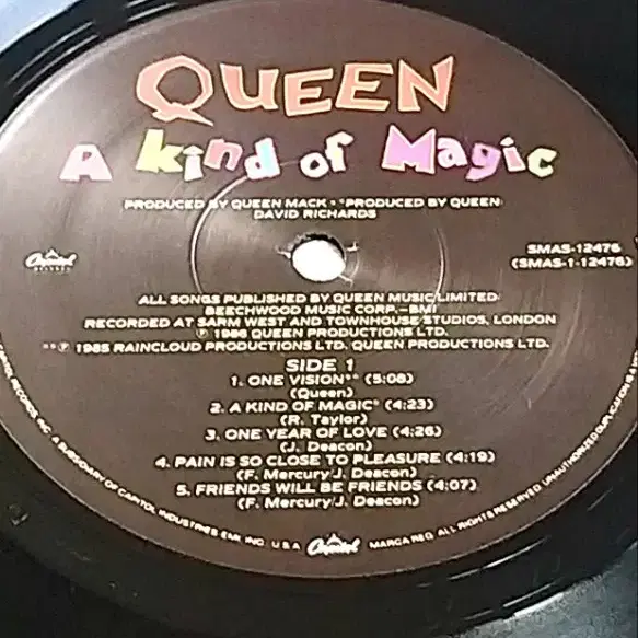 [희귀수입LP] QUEEN "A Kind of Magic" 바이닐