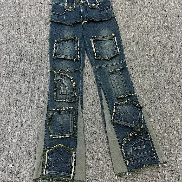 HAPHAZARD JEANS 빈티지 부츠컷 멀티포켓 청바지 28인치