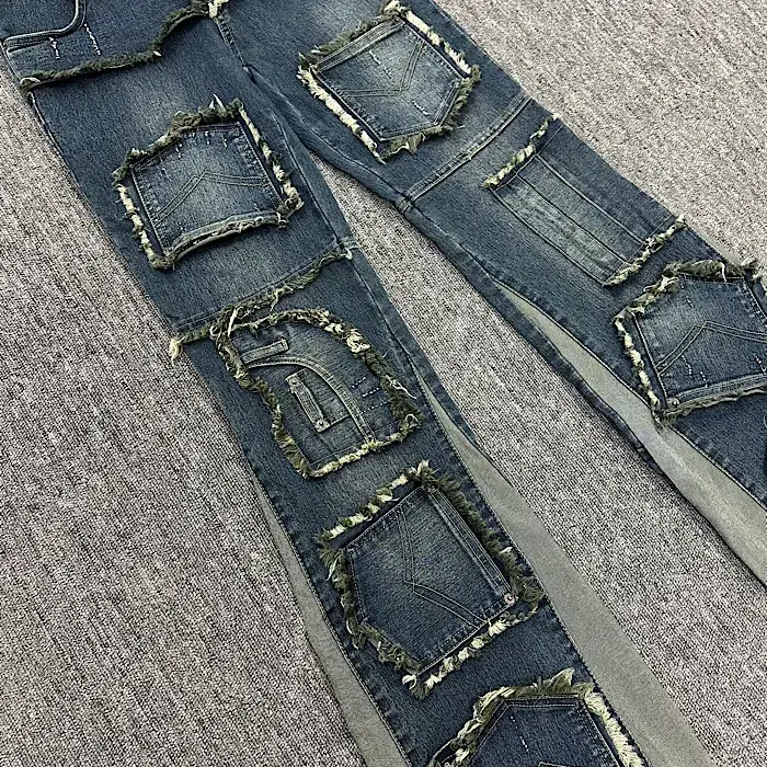 HAPHAZARD JEANS 빈티지 부츠컷 멀티포켓 청바지 28인치