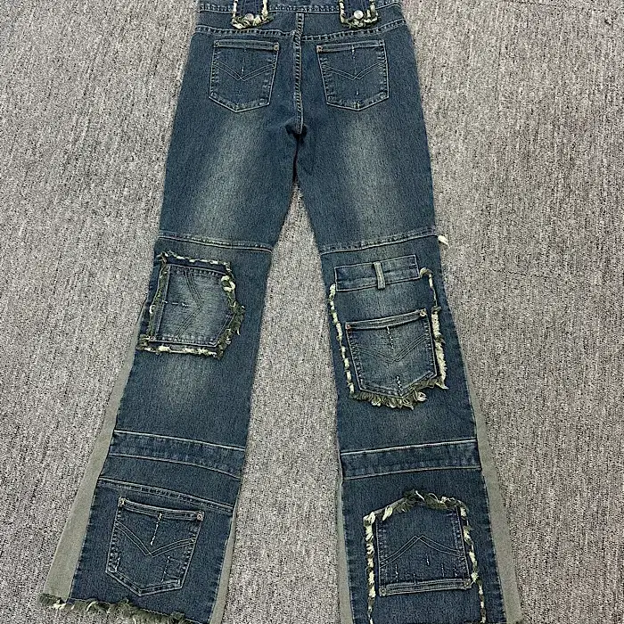 HAPHAZARD JEANS 빈티지 부츠컷 멀티포켓 청바지 28인치