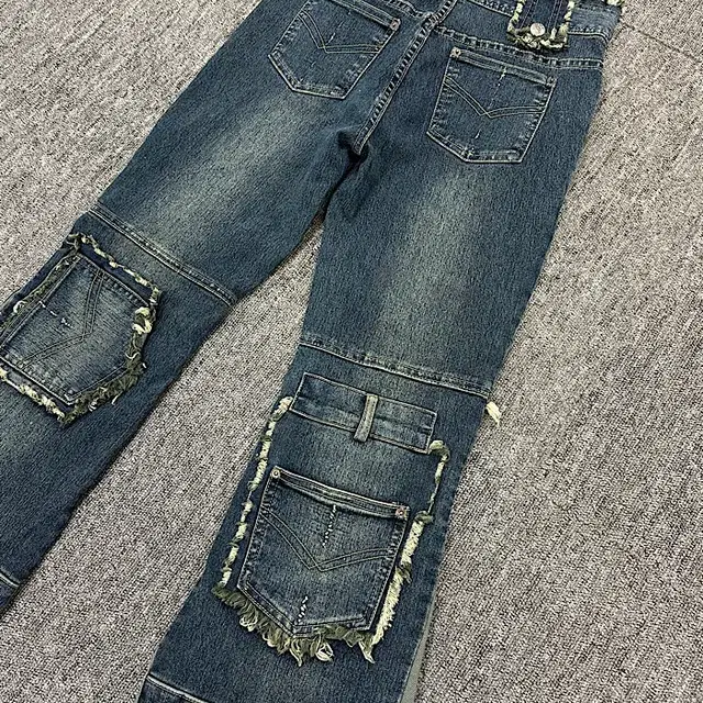 HAPHAZARD JEANS 빈티지 부츠컷 멀티포켓 청바지 28인치