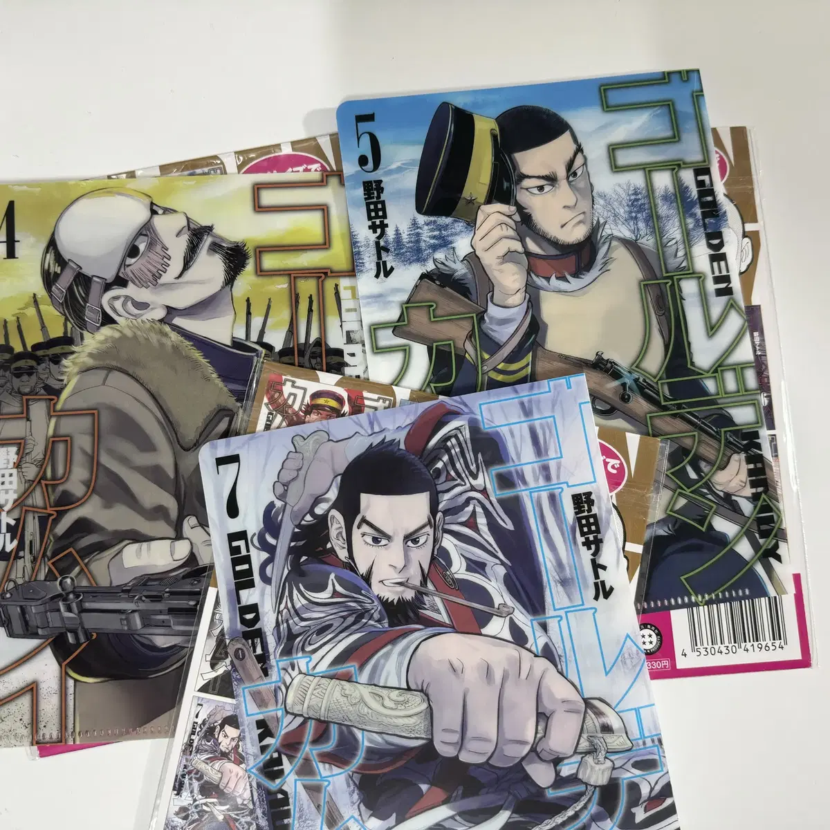 Golden Kamui Jump Shop Mini L-Holder File Tsurumi Tanigaki Kiroranke Bulk