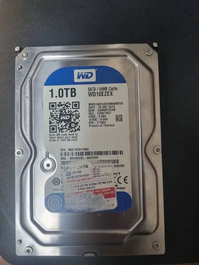 wd hdd 하드 1T