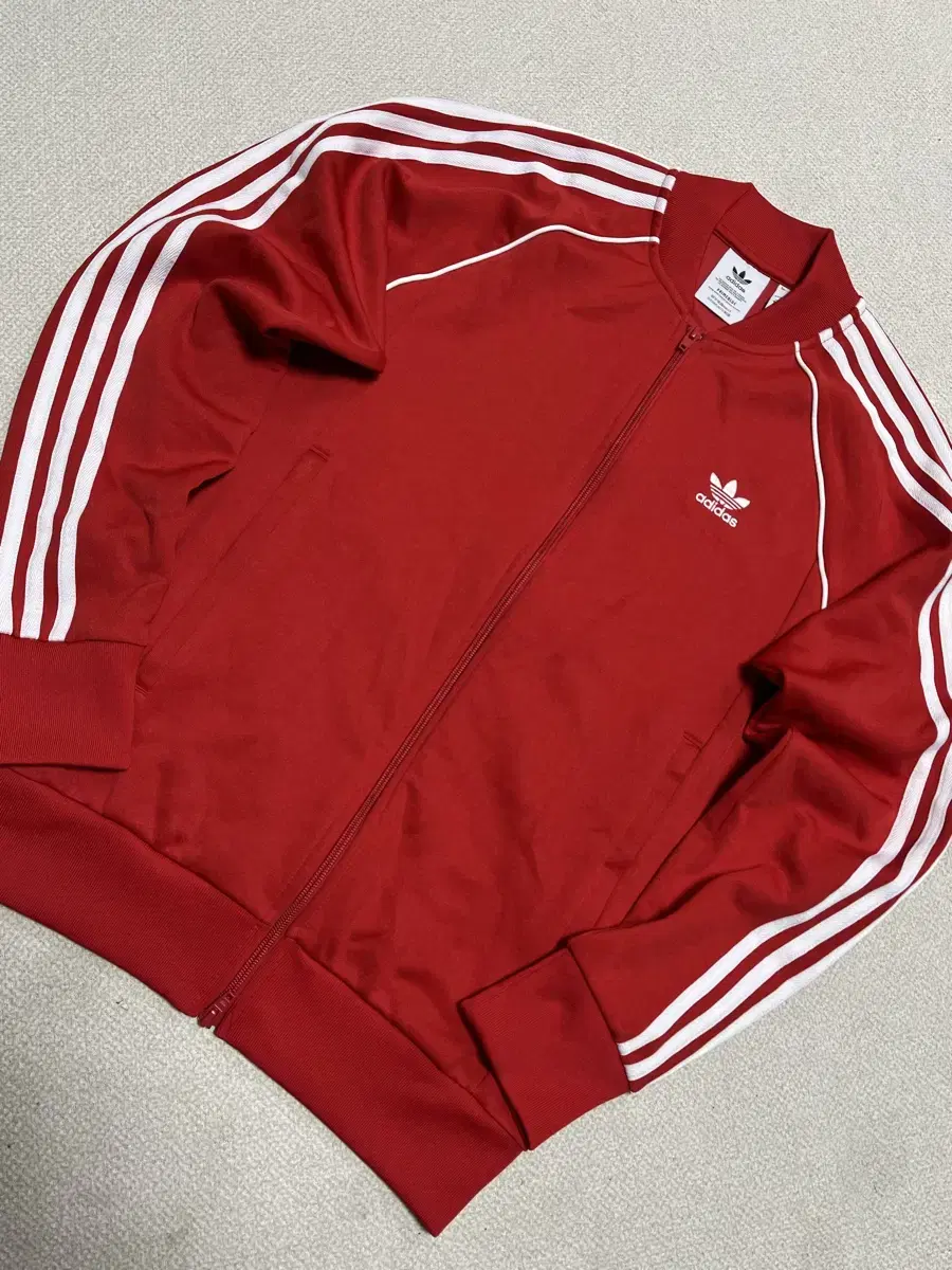 New Adidas Firebird Europa Superstar Two-Way Red Jersey 100