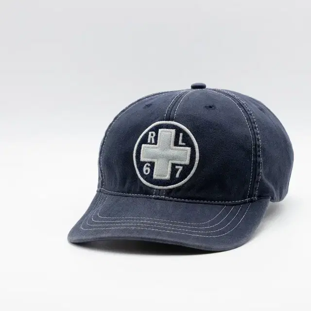 POLO RL67 CROSS NAVY HAT