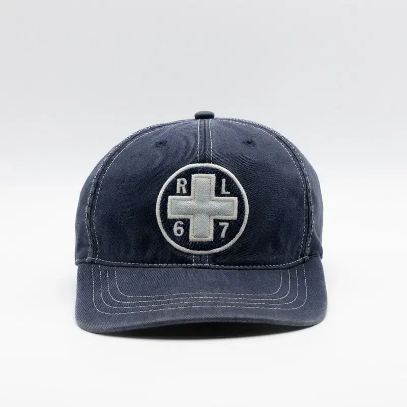 POLO RL67 CROSS NAVY HAT