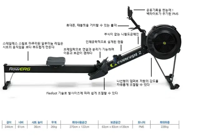 로잉머신 컨셉2 (새것수준_23만미터)