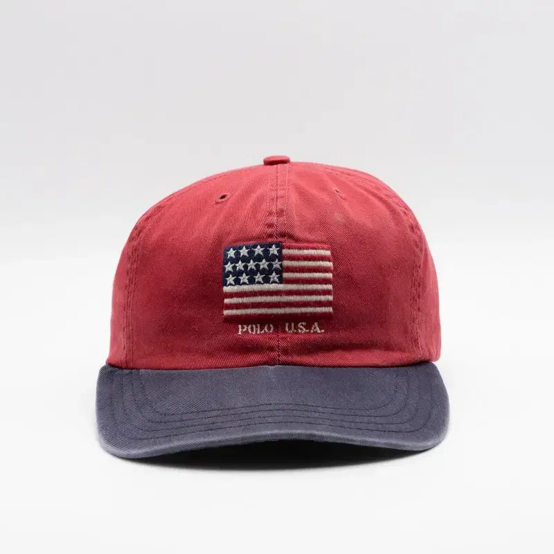 POLO FLAG TWO TONE  HAT [USA MADE]