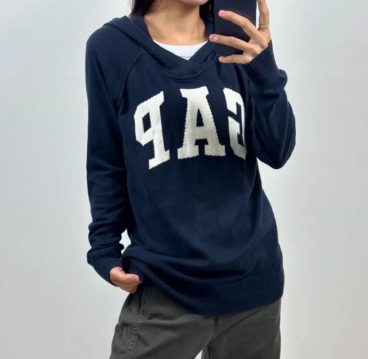 Gap Knit Hoodie