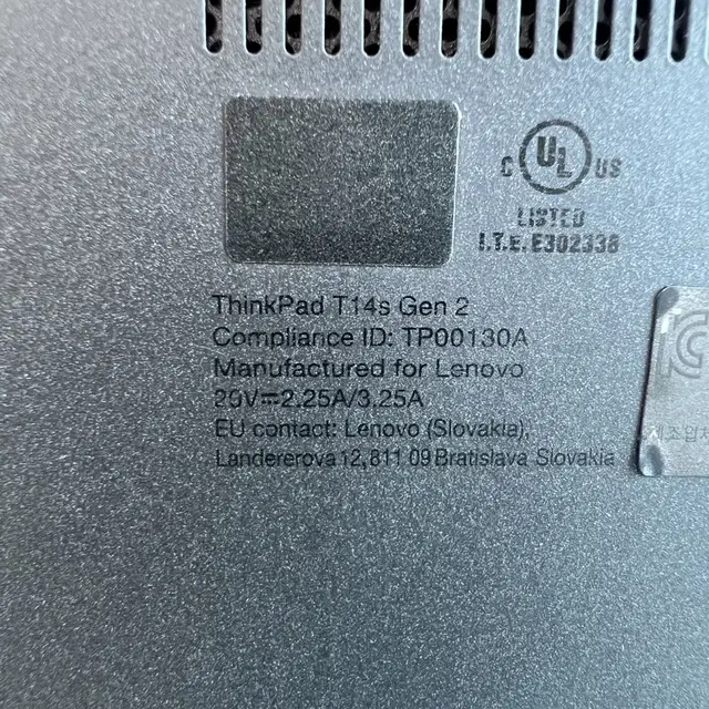 레노버 씽크패드lenovo thinkpad T14s Gen2/i7-11