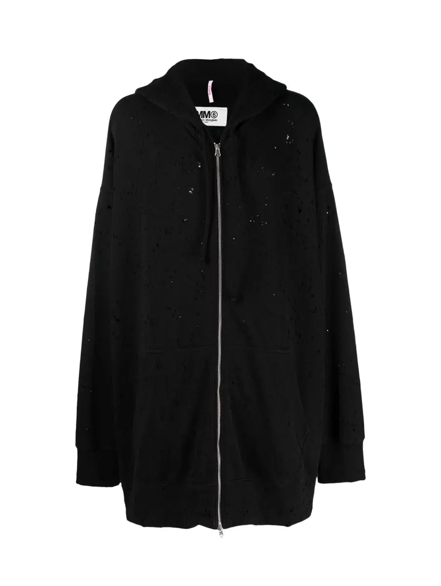 MM6 Margiela Oversized Distressed Hoodie Zipped Up M