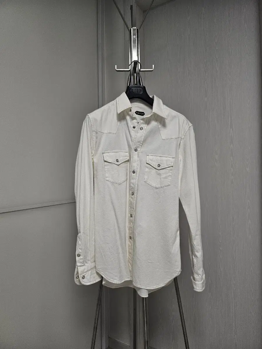 Tom Ford White Chest Pocket Shirt