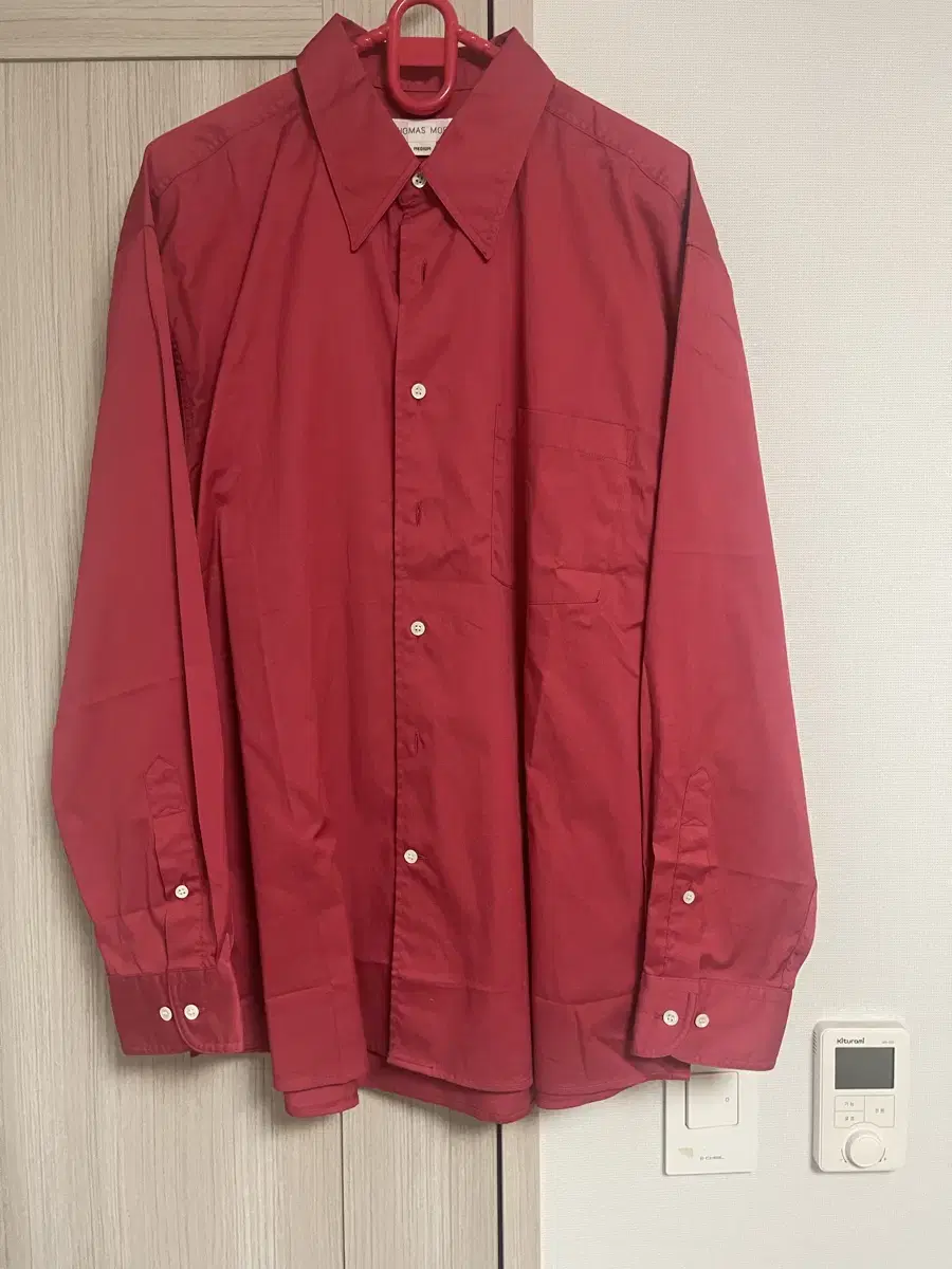 Thomasmore Supima Twill Shirt Urban Red M