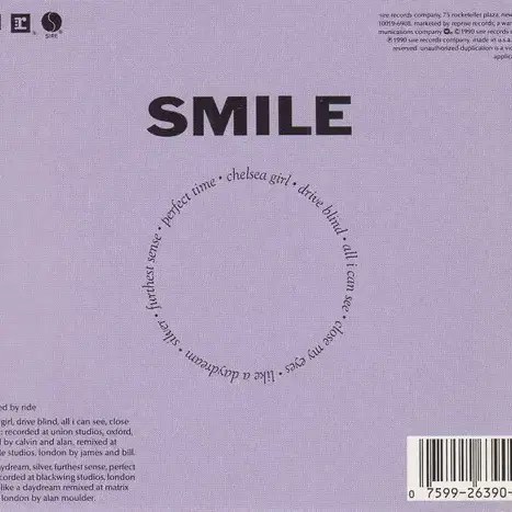 Ride - Smile (CD) 미국반 90s 민트급 중고