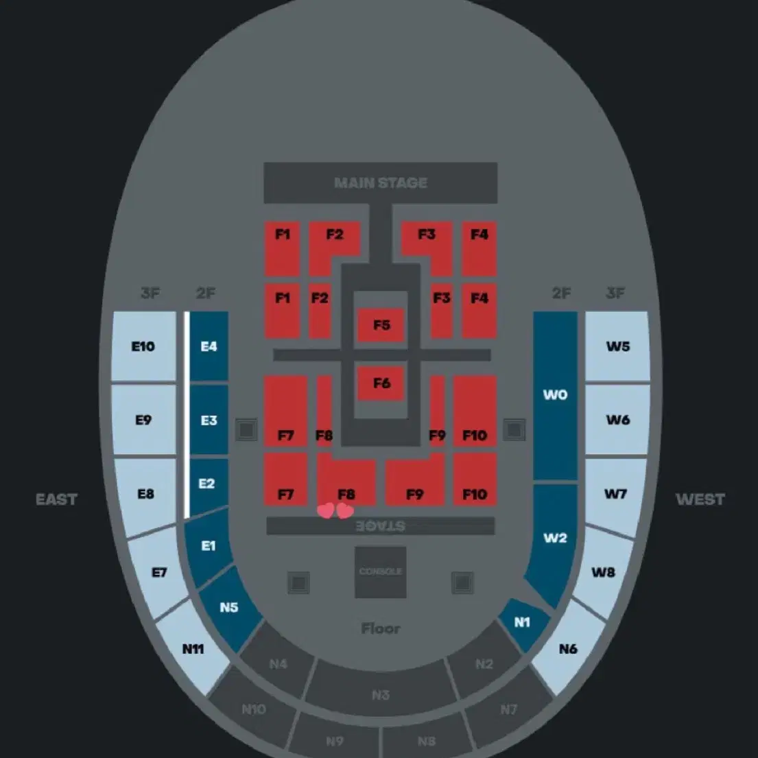 엔하이픈 콘서트 첫콘 F8 양도합니다