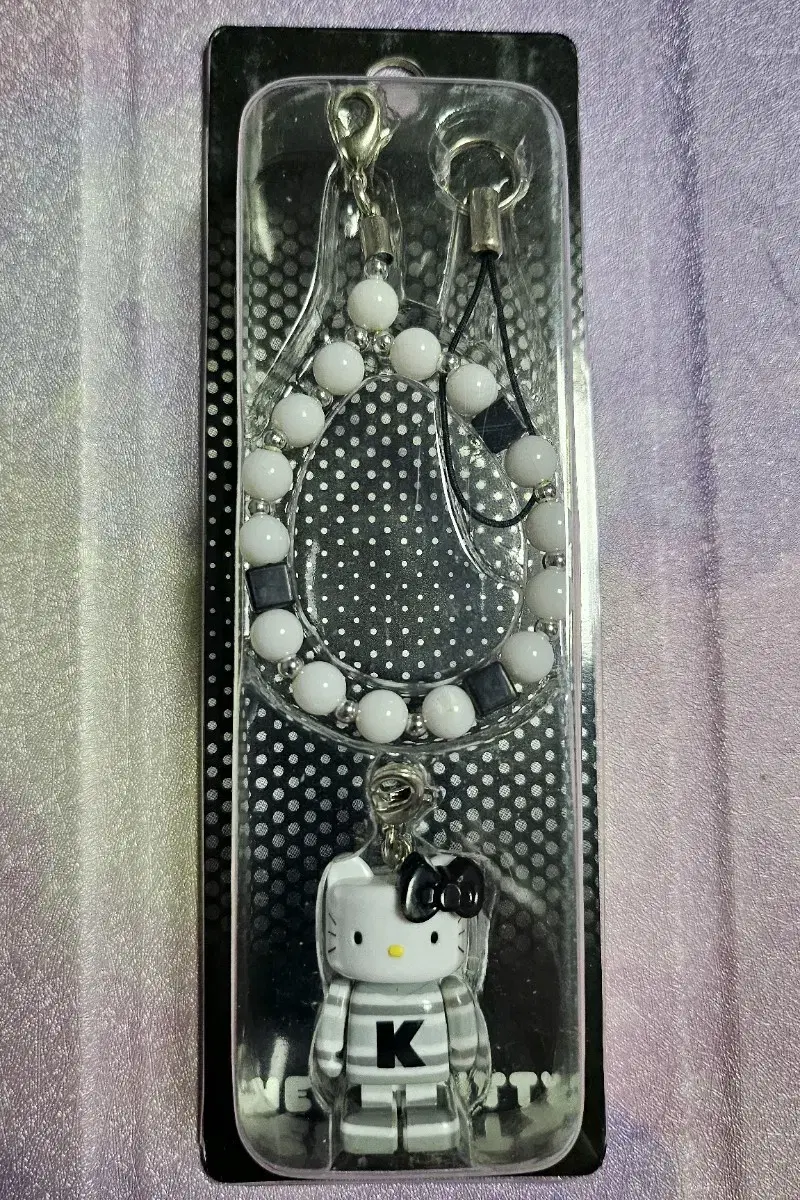 Block Kitty Strap Beaded Boxed