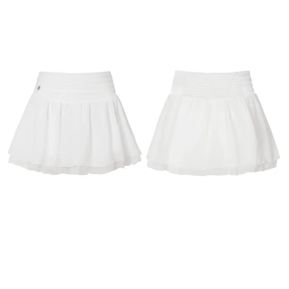 페인오어플레저 LILY MINI SKIRT white m사이즈