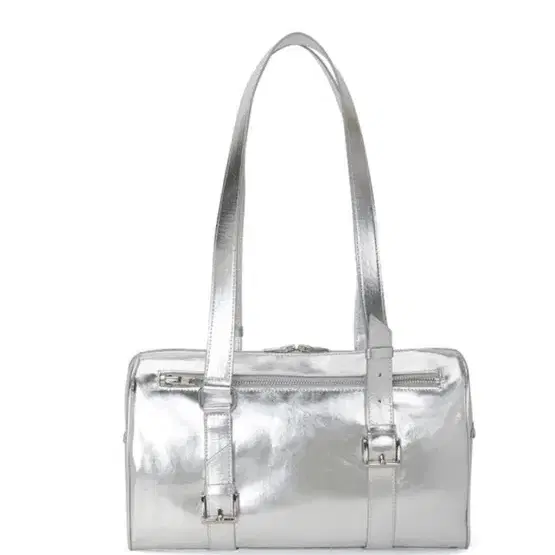 [LEEY] PALQUE BELT TOTE BAG SILVER