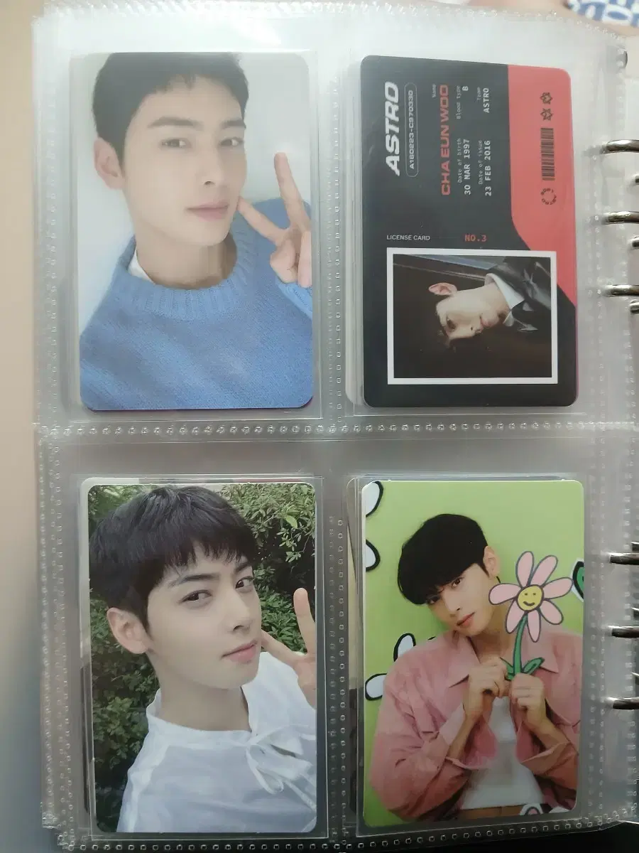 Astro cha eunwoo photocard (limited edition,kit)