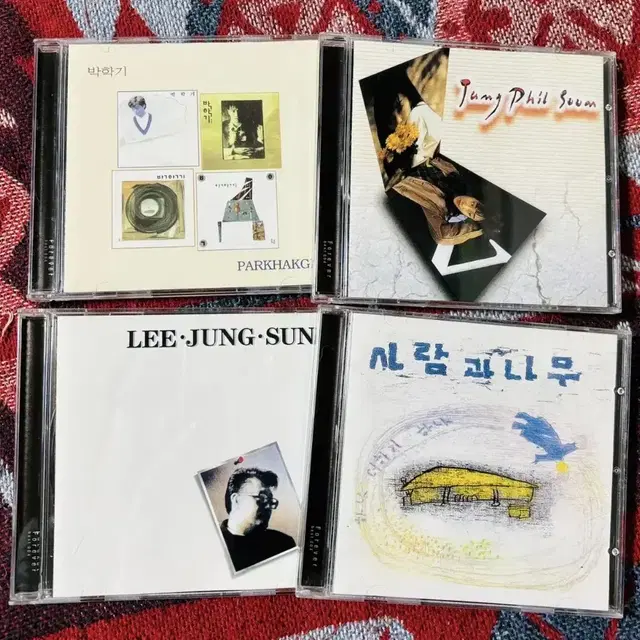 포에버4 - 박학기, 장필순, 이정선, 사람과 나무 (4CD) 민트급중고