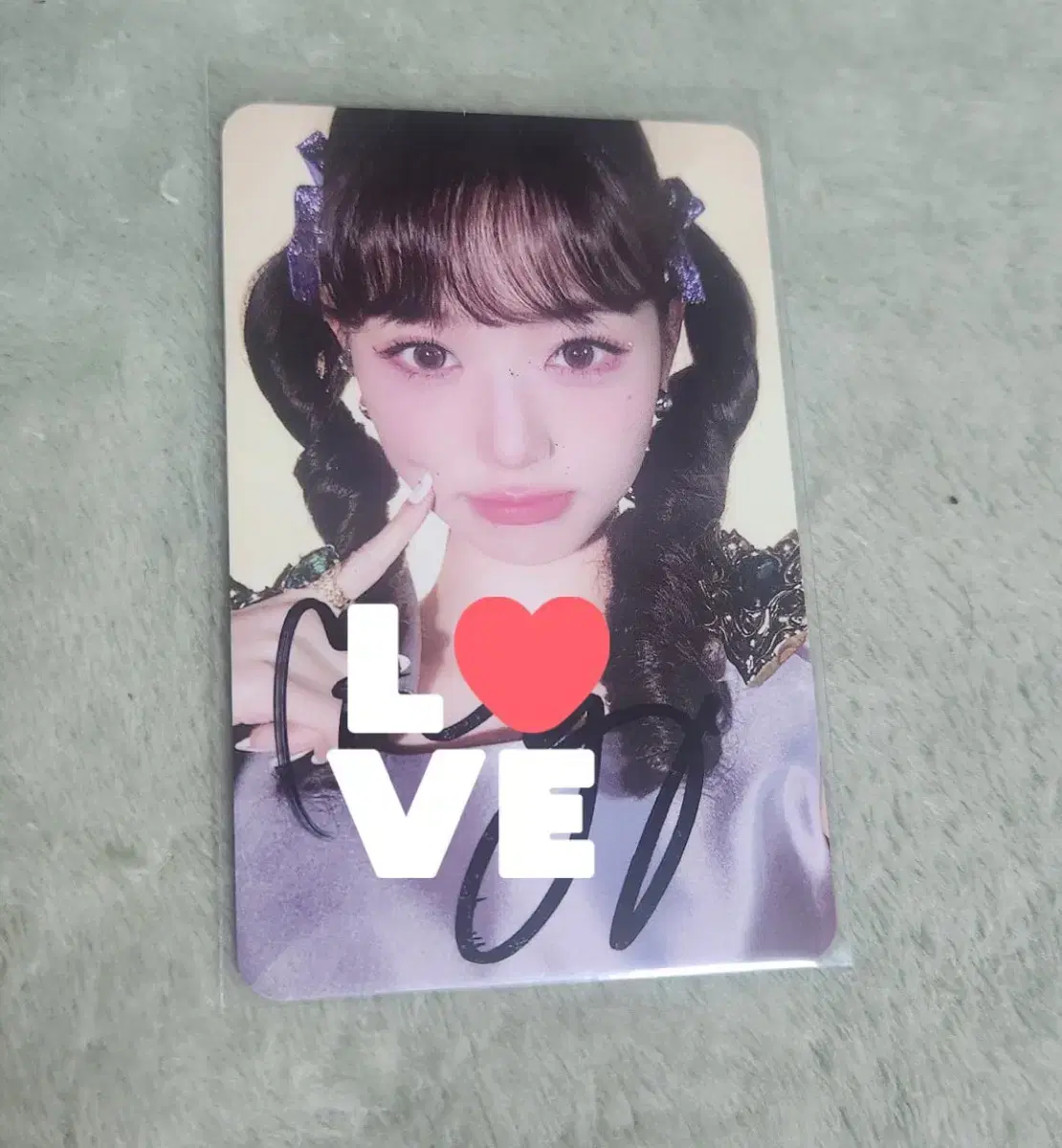 ive sign wonyoung photocard wts