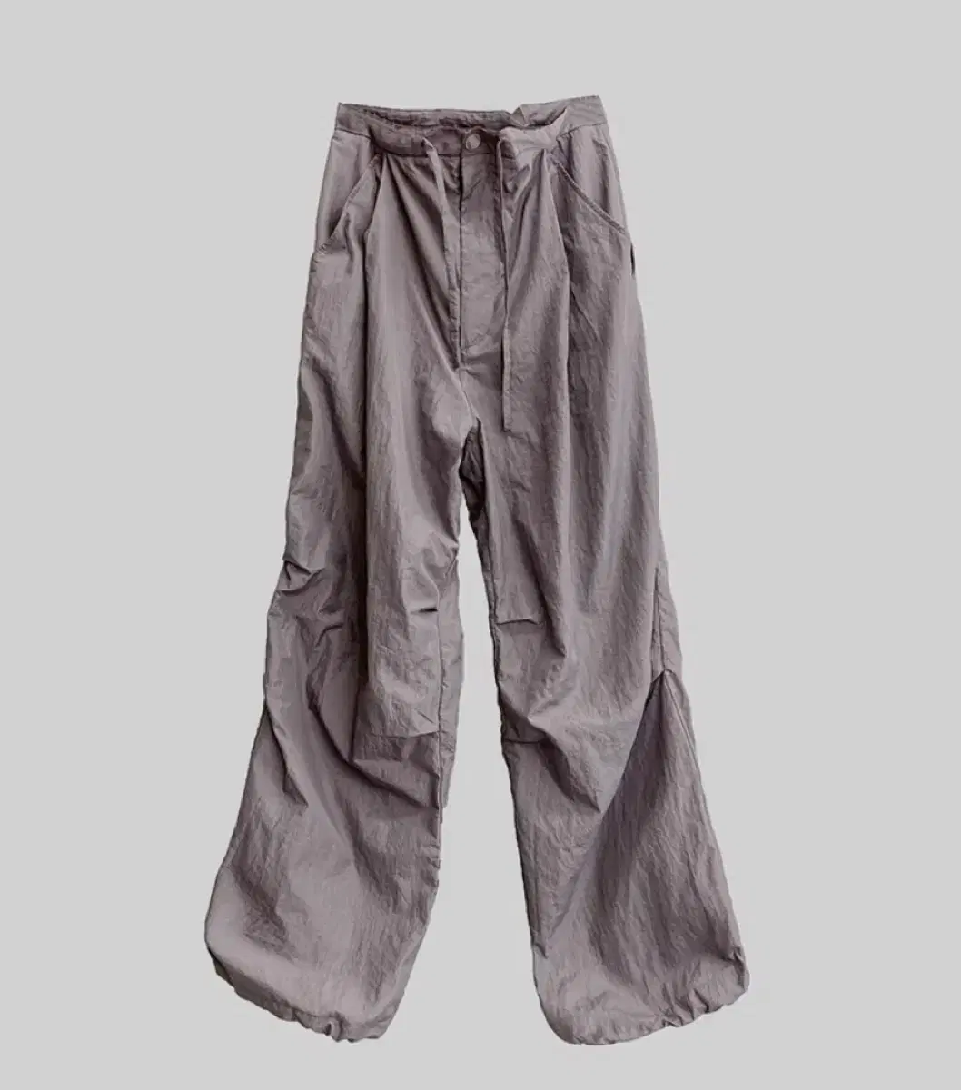 [L,3]999Humanity Nylon e.ji Pants Faded Purple