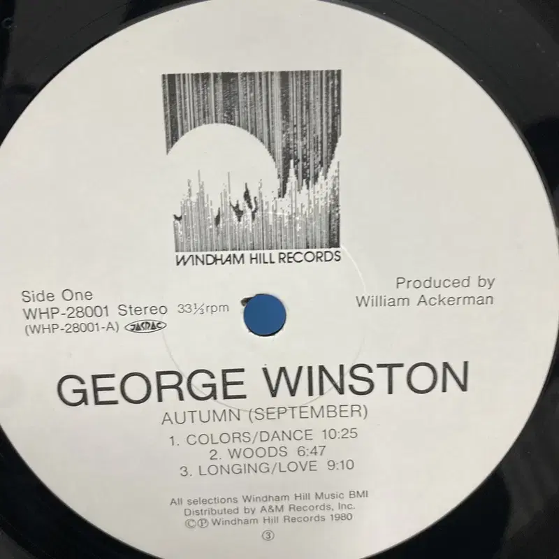 GEORGE WINSTON AUTUMN LP / AA5306