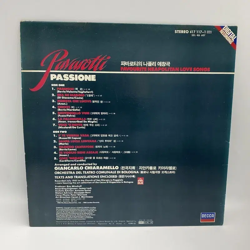 PAVAROTTI LP / AA5310