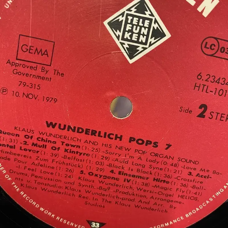 WUNDERLICH POPS  LP / AA5314