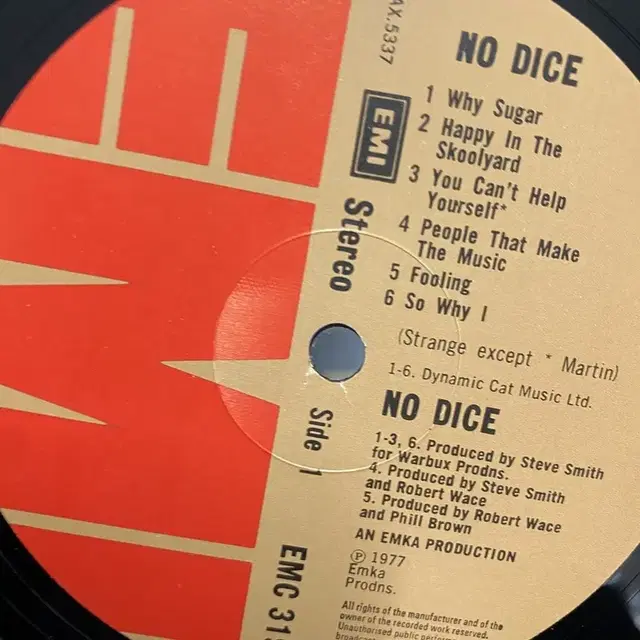 NO DICE LP / AA5317