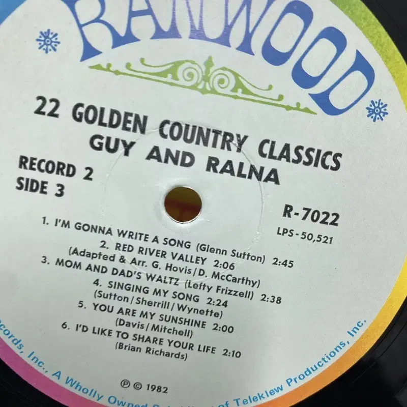 GUY AND RALNA 22 GOLDEN LP / AA5319