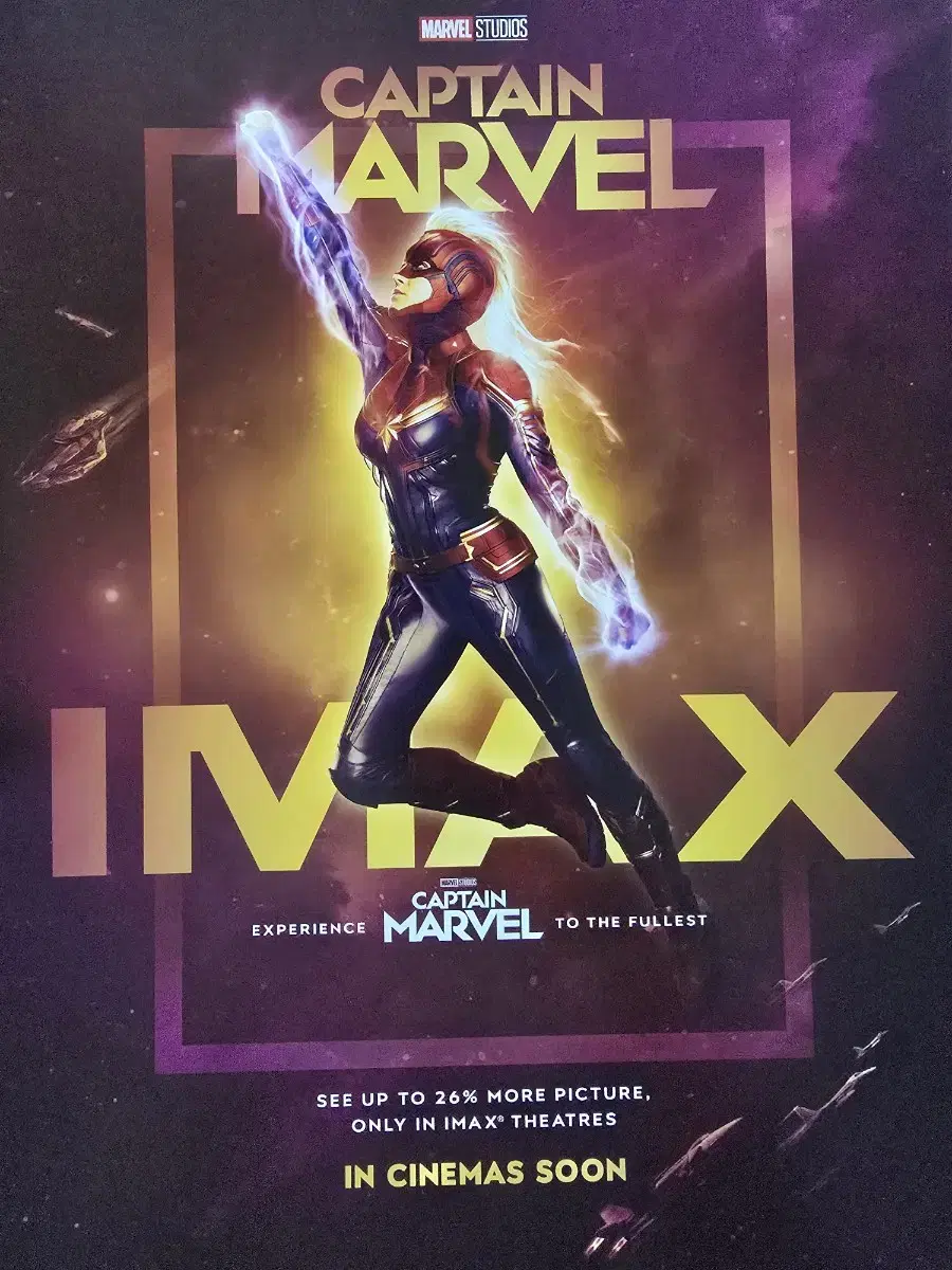 Captain Marvel Imax Poster