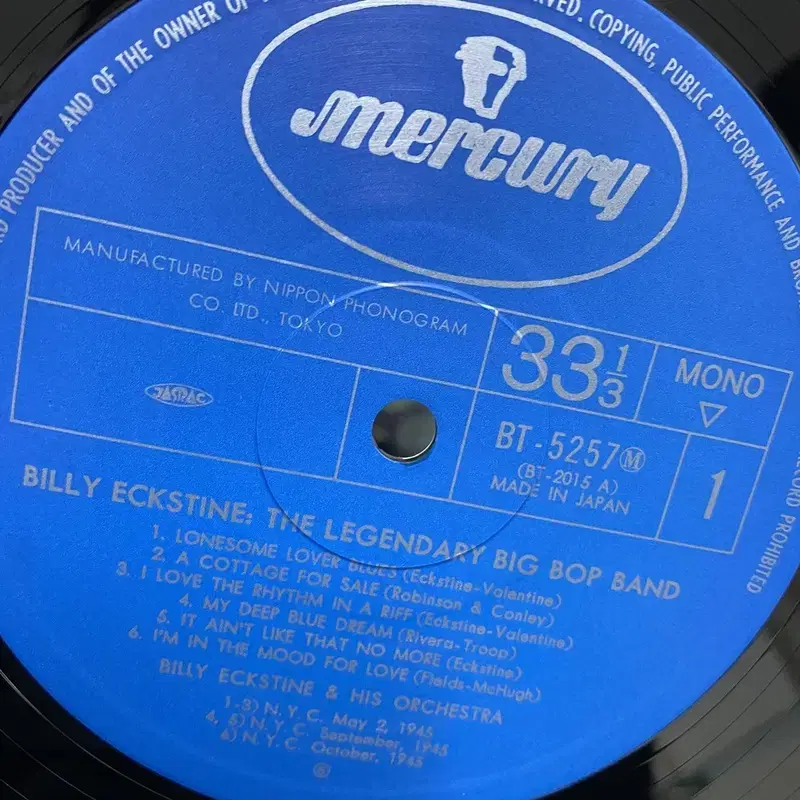 BILLY ECKSTINE  LP / AA5348