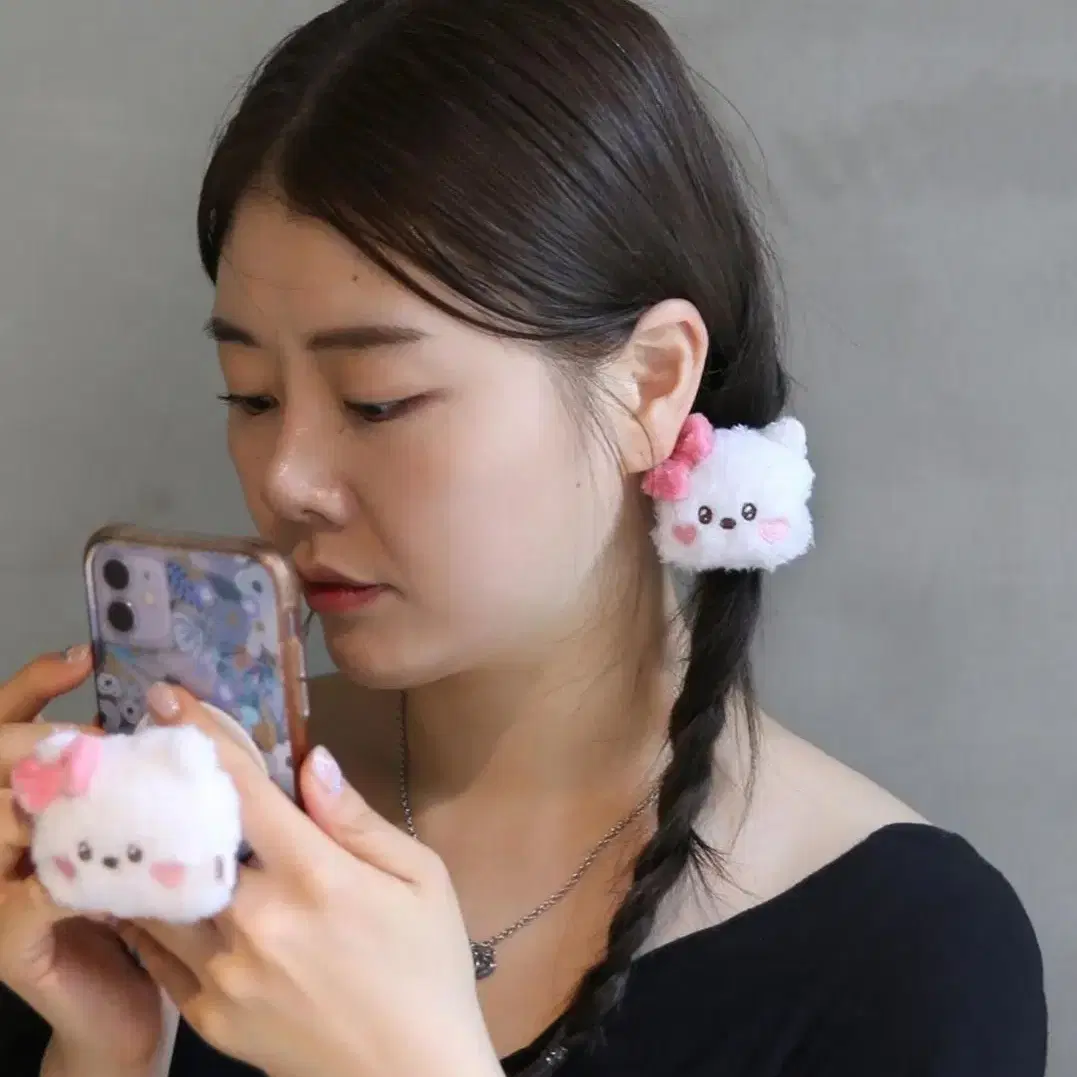 BT21 minini PLUSH hairtie lovely