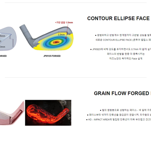 미즈노 JPX925 포지드 아이언세트 7개 스틸아이언