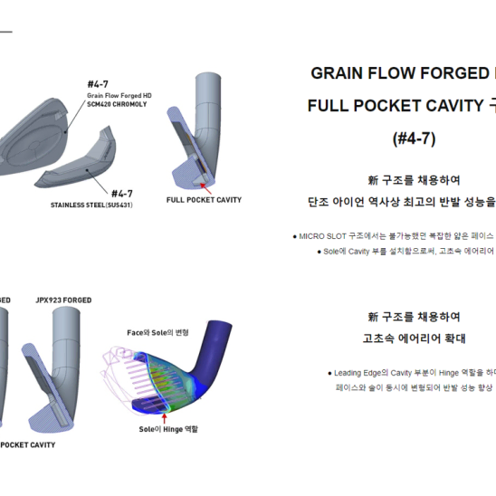 미즈노 JPX925 포지드 아이언세트 7개 스틸아이언