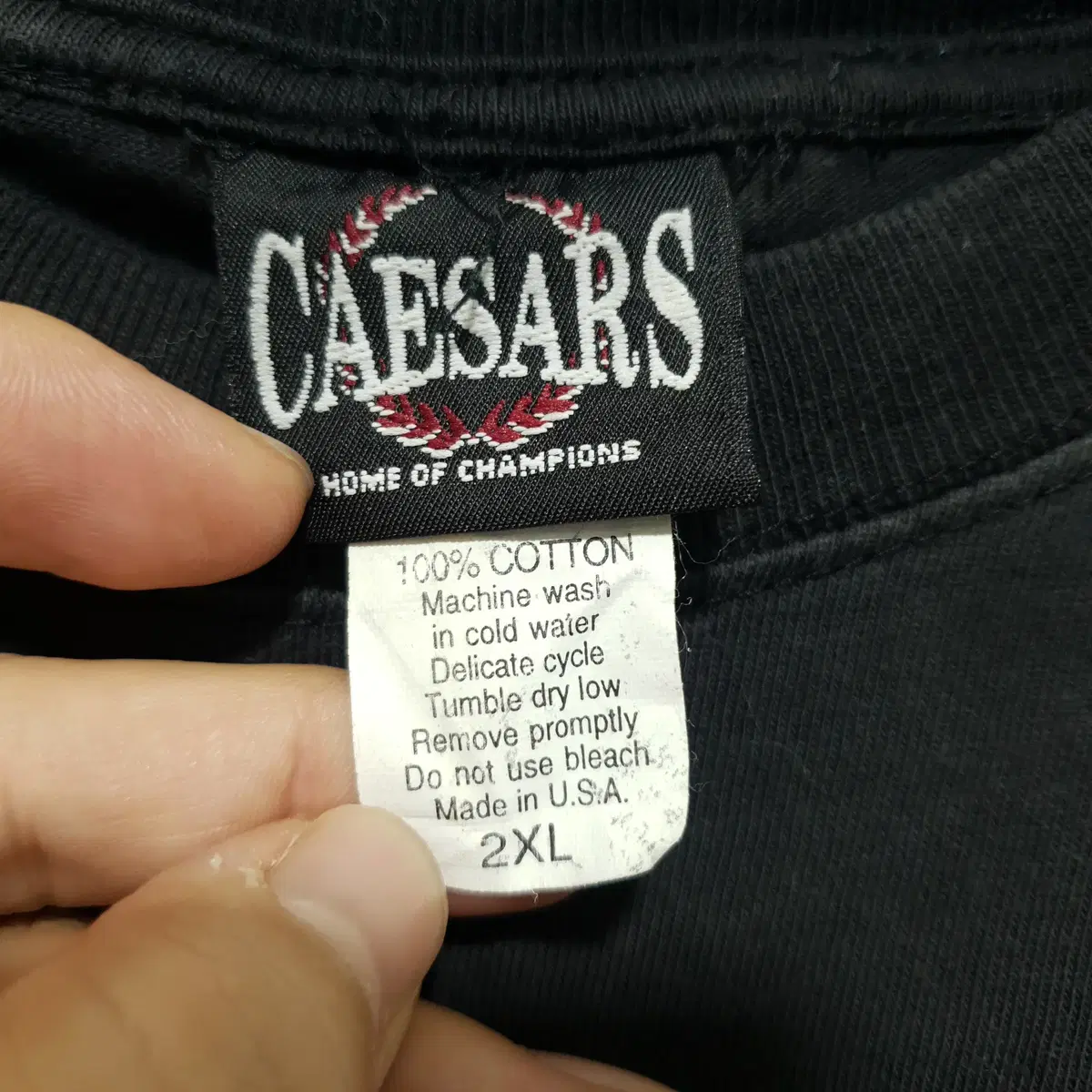 CAESARS 존 루이스 빈티지 프린팅 반팔 2XL_i2736