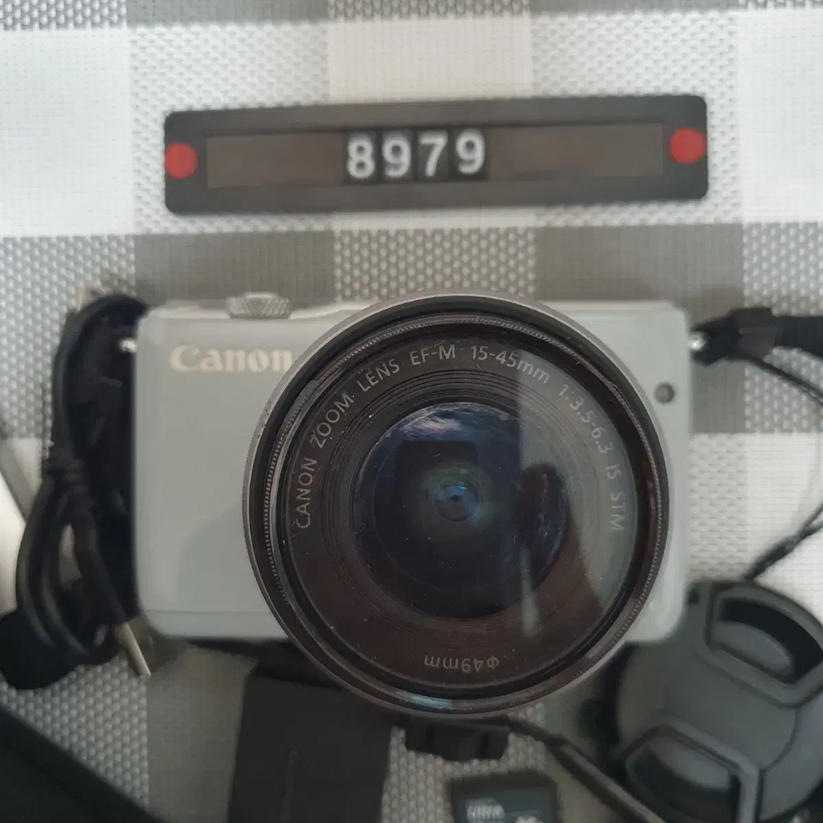 캐논 EOS M10 디지털카메라 스카이블루 가방세트