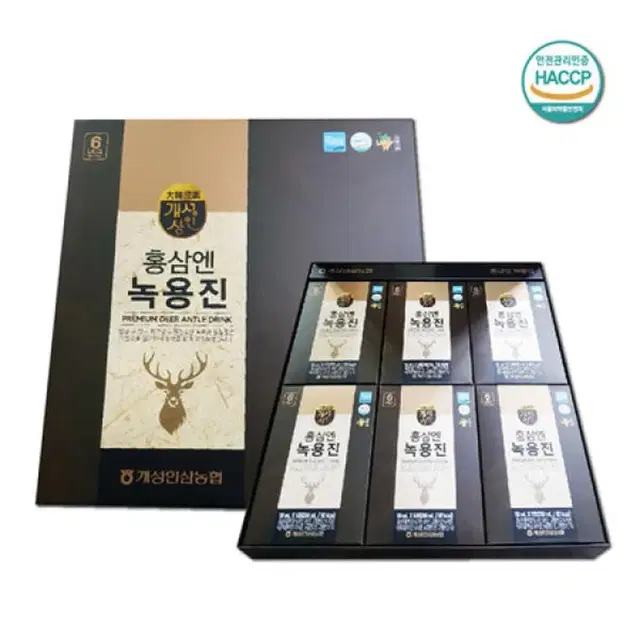 개성상인 홍삼엔 녹용진 50ml x 30포